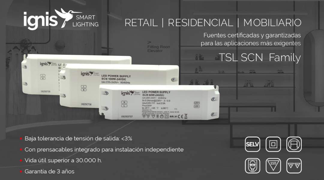 En este momento estás viendo TSL SCN Family. Iluminación profesional.