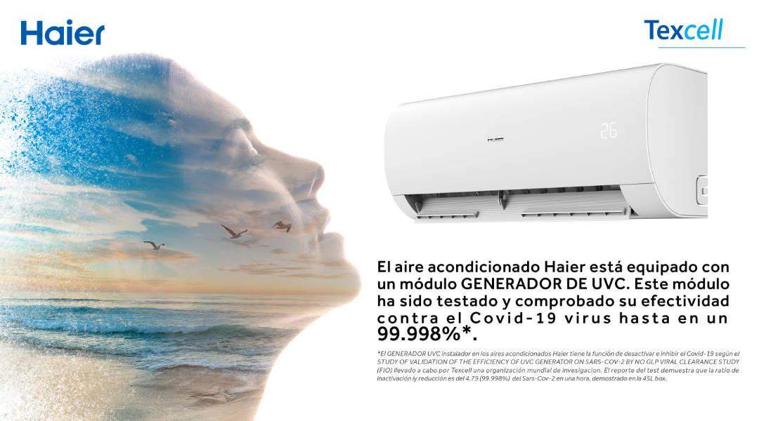 En este momento estás viendo Haier Aire certifica su efectividad contra el COVID-19