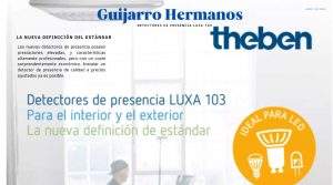 Lee más sobre el artículo Detectores de presencia LUXA 103